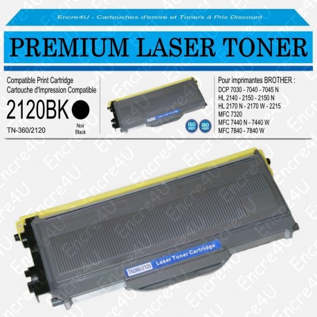 TONER GENERIQUE TN-2120 BK