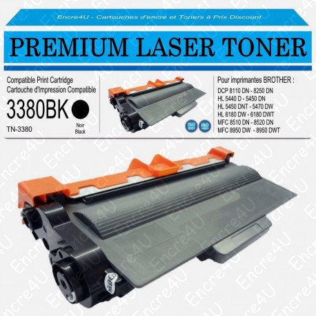 TONER GENERIQUE TN-3380 BK