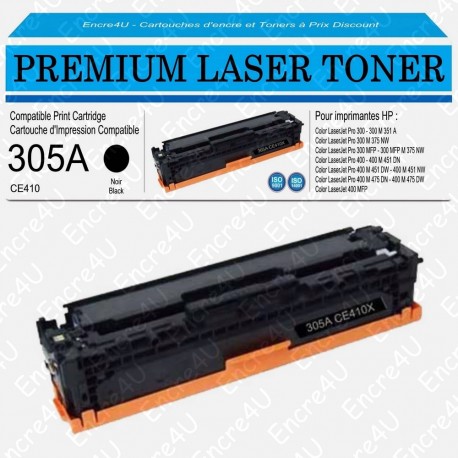 TONER GENERIQUE CE-410X 305A BK