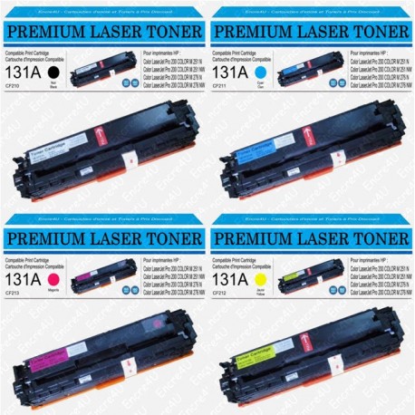 LOT 4 TONERS CF-210/1/2/3A 131A