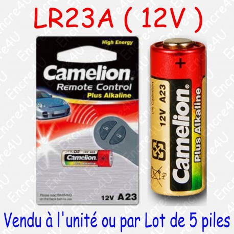 Pile 12V LR23A (A23) Camélion - Piles 12V pour télécommandes