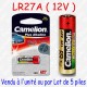 1 pile Alcaline LR27A 27A A27 MN27 GP27A 12V