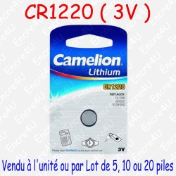 1 Pile Lithium CR1220 DL1220 3V