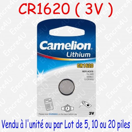 1 Pile Lithium CR1620 DL1620 3V