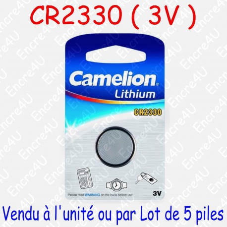 1 Pile Lithium CR2330 DL2330 3V