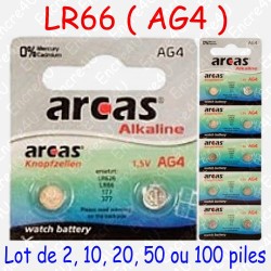 2 Piles Alcaline AG4 LR66 LR626 377 1,5V