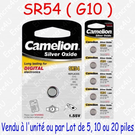 1 Pile Oxyde d'Argent G10 SR54 189 389 SR1130 LR1130 1,55V