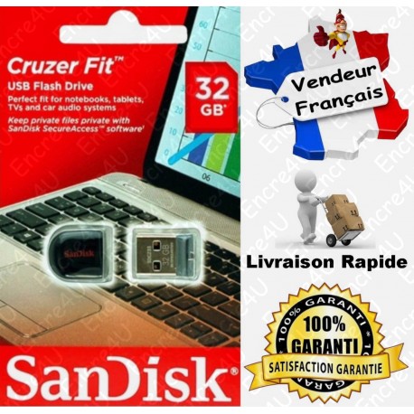 CLE USB 2.0 SANDISK 32 Go