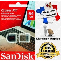 CLE USB 2.0 SANDISK 64 Go