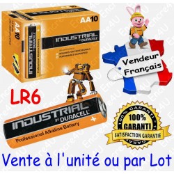 4 piles DURACELL AA LR6 Industrial Alcaline LR06 R6 MN1500 AM3 E91 Mignon 1,5V