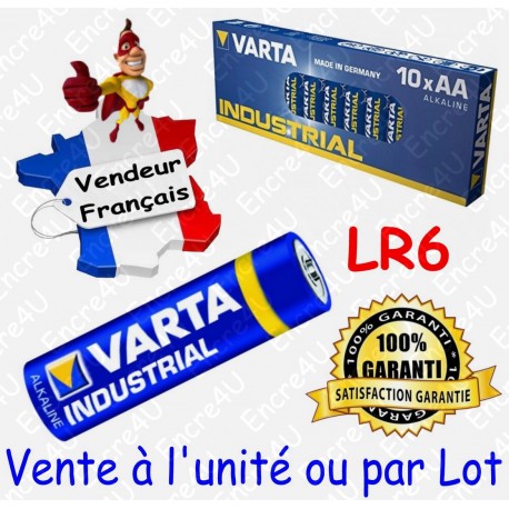 1 pile VARTA AA LR6 Industrial Alcaline LR06 R6 MN1500 AM3 E91 Mignon 1,5V