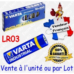 1 pile VARTA AA LR6 Industrial Alcaline LR06 R6 MN1500 AM3 E91 Mignon 1,5V