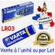 1 pile VARTA AA LR6 Industrial Alcaline LR06 R6 MN1500 AM3 E91 Mignon 1,5V