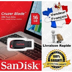 CLE USB 2.0 SANDISK - Blade 16 Go