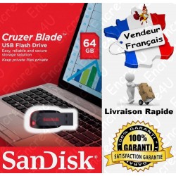 CLE USB 2.0 SANDISK - Blade 64 Go