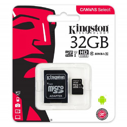 CARTE MICRO SDHC KINGSTON CANVAS 32 Go