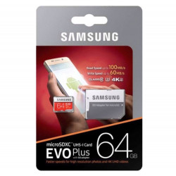 CARTE MICRO SDHC SAMSUNG EVO PLUS 64 Go