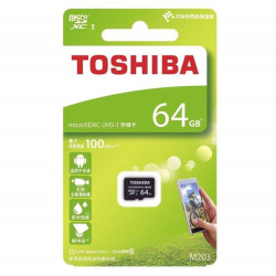 CARTE MICRO SDHC TOSHIBA 64 Go