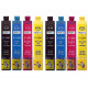 8 CARTOUCHES GENERIQUES T1295 XL