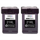 2 CARTOUCHES COMPATIBLES HP21 XL