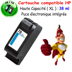 CARTOUCHE COMPATIBLE HP78 XL