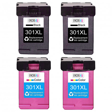 Cartouches d'encre compatibles HP301 HP 301 XL Noir pour HP DeskJet 3050  Series