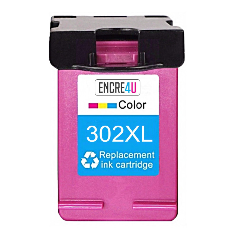 302XL Cartouches d'encre Remplacement pour HP 302 XL 302 Cartouches pour HP  Deskjet 3630 1110 2130 3632; Envy 4524 4520 4521 4526; Officejet 3830 3834  4651 Imprimante (1 Noir et 1 Couleur) : : Informatique