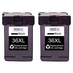 2 CARTOUCHES COMPATIBLES LEXMARK 36 XL