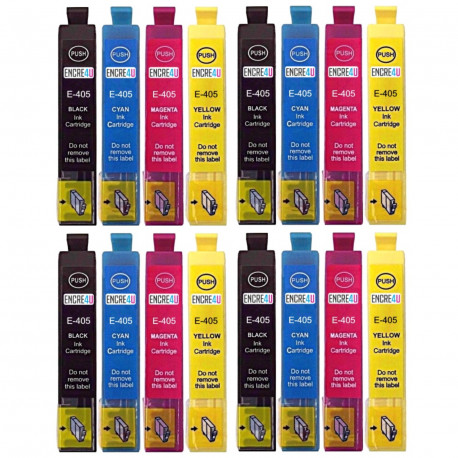 16 CARTOUCHES GENERIQUES T405 XL