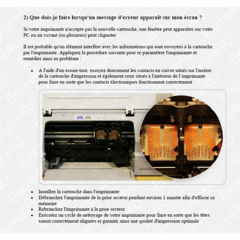 Pour Cartouche Hp 305 Reconditionnées Encre Hp 305 Xl 305Xl Pour