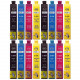 16 CARTOUCHES GENERIQUES T604 XL